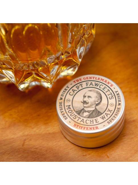 Cera para Bigote “Captain Fawcett’s Gentleman's Stiffener Malt Whisky” (15ml)