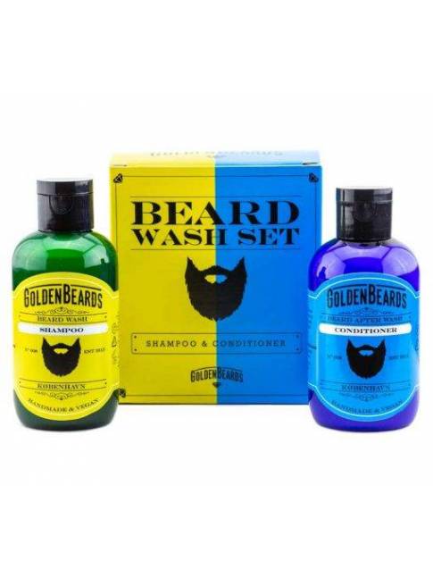 Pack de Champú y Acondicionador para Barba de “Golden Beards”