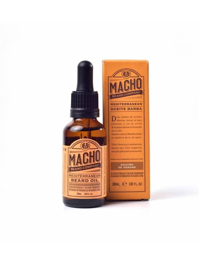 Aceite para Barba “Macho Beard Company Mediterranean” (30ml)