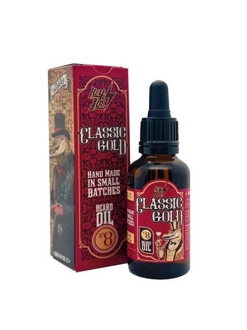 Aceite para Barba Nº 8 Classic Gold de "Hey Joe!" (30ml)